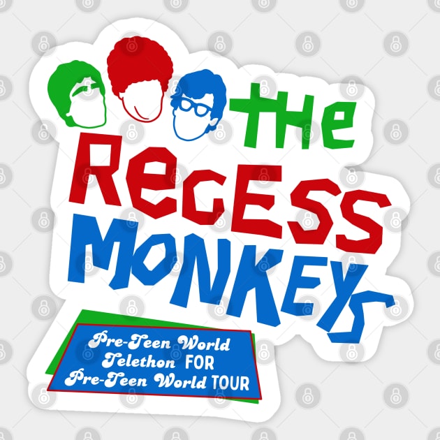 The Recess Monkeys Sticker by darklordpug